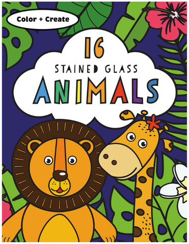 Stained Glass Coloring, Animals