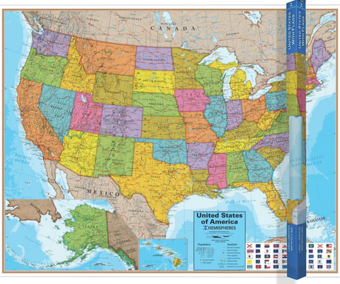 United States Wall Map