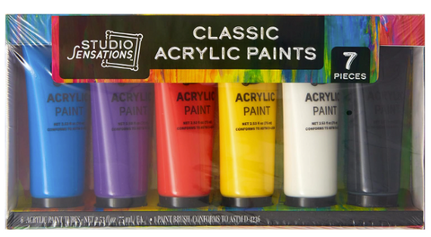 Acrylic Classic W/Brush Set