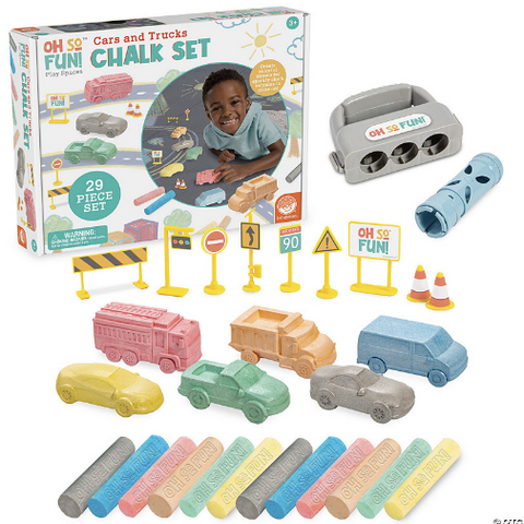 Cars & Trucks Chalk Set