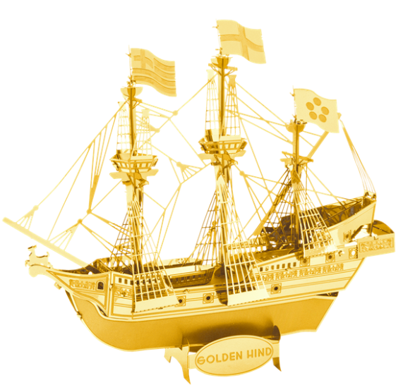 Golden Hind Ship-Gold ME