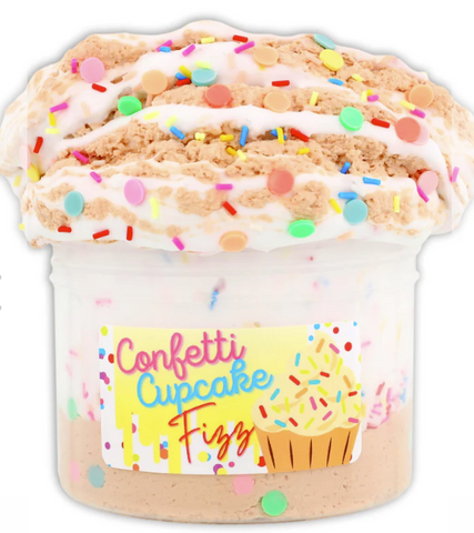 Confetti Cupcake Fizz Slime