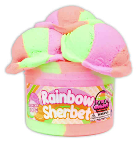 Rainbow Sherbet Slime