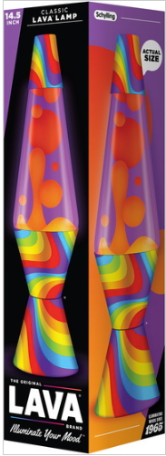 Lava Lamp Flowing Color 14.5"