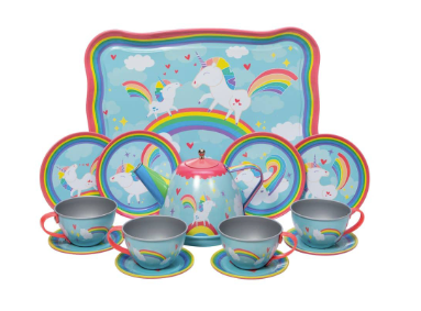 Unicorn Tin Tea Set