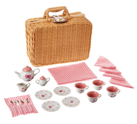 Butterfly Teaset Basket