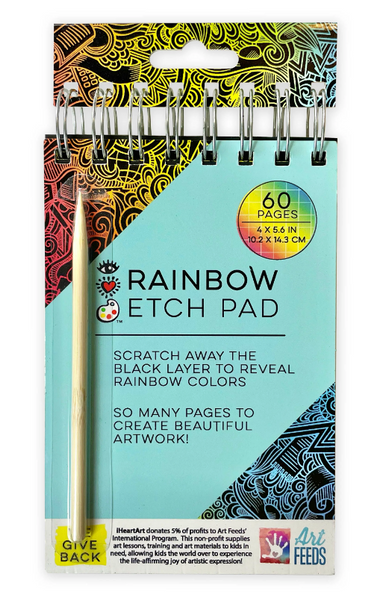 Rainbow Etch Pad 4"x6" 60page