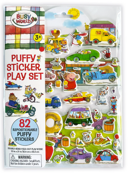 Busy Town Puffy Stkr Playset