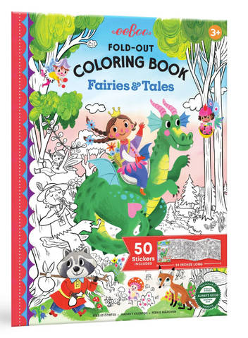 Fold-out Color Bk Fairies & Tales