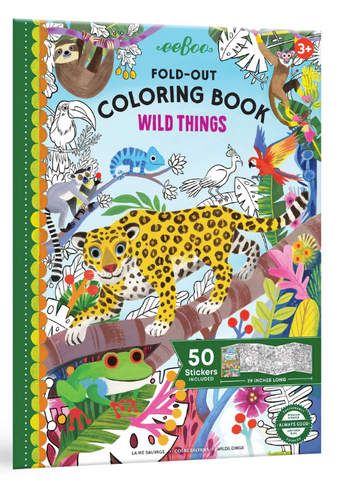 Fold-out Color Bk Wild Things