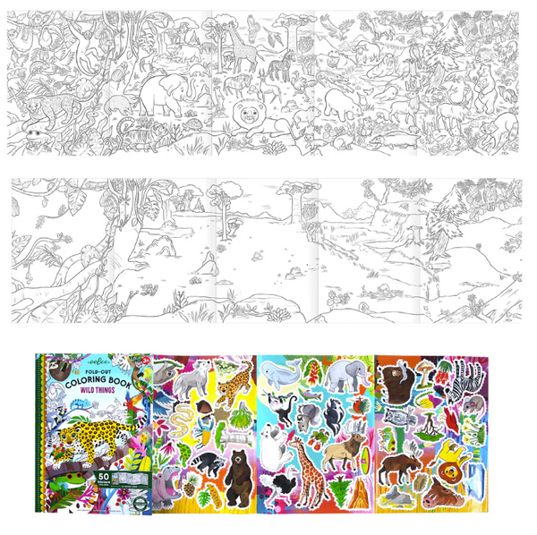 Fold-out Color Bk Wild Things