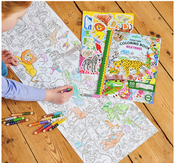 Fold-out Color Bk Wild Things