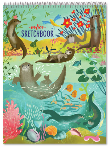 Otters at Play Sketchbk