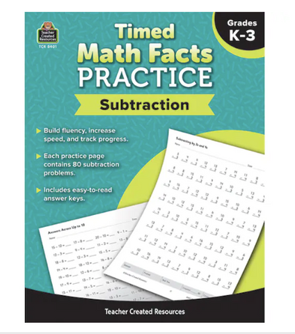 Subtraction Timed Practice