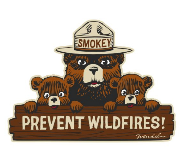 Smokey Bear Cubs Stkr