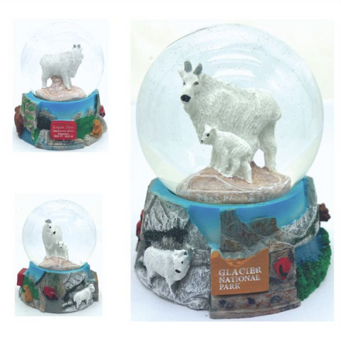 Mountain Goat Snowglobe Lg