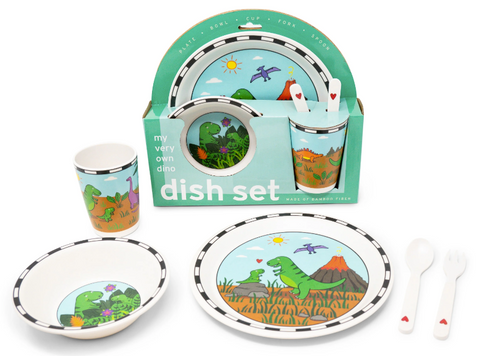 Dish Set Dinosaurs