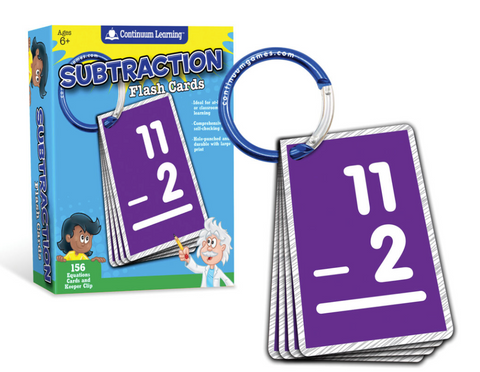 Subtraction Flash Cards