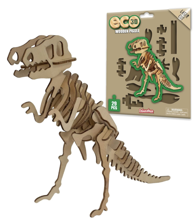 Eco 3D Wood Puzzle T-Rex