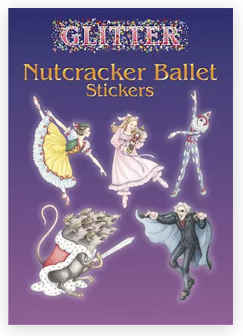 Glitter Nutcracker Ballet Sticker