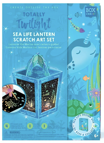 Sea life Lantern Scratch Art Set