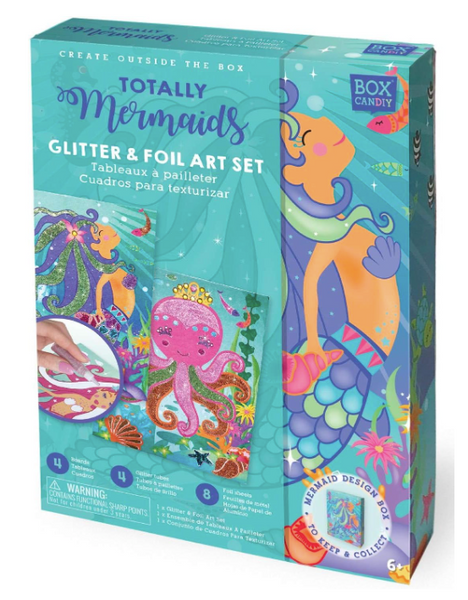 Mermaids Glitter & Foil Art Set