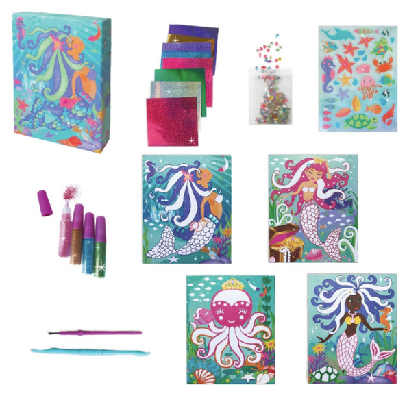 Mermaids Glitter & Foil Art Set