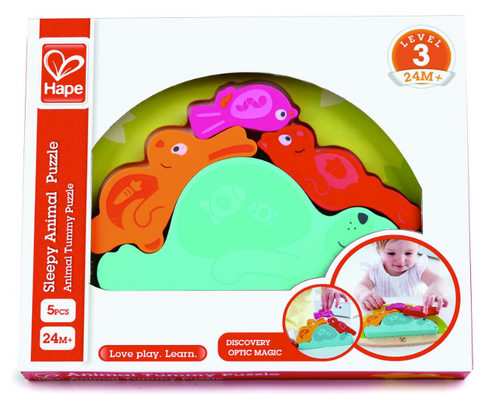 Sleepy Animal Puzzle 5'' x 2''