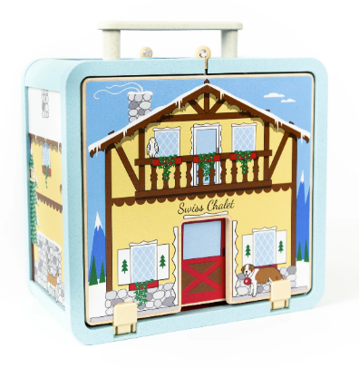 Swiss Chalet Suitcase Series