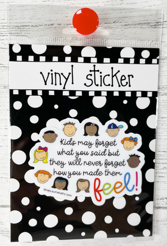 Kids Feel Sticker