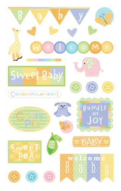 Baby Shower Stickers