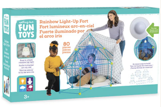 Rainbow Light-Up Fort