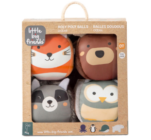 Roly Poly Balls 4 Set-Forest