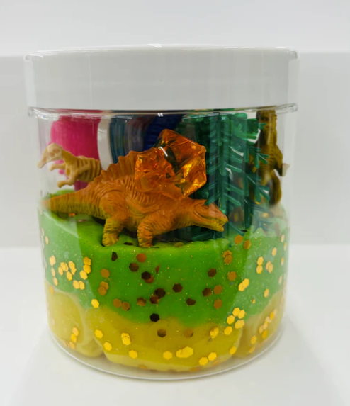 Large Mag. Dough Jar-Dinosaurs