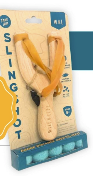 Take Aim-Sling Shot & Felt Pellets