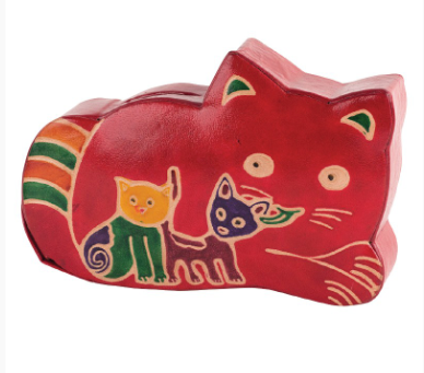 Bank Sm - Sitting Cat 4"