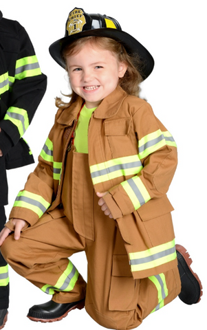 Fire Fighter Suit Tan Size 4/6