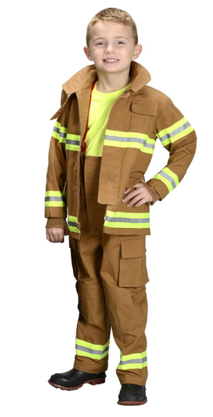 Fire Fighter Suit Tan Size 6/8