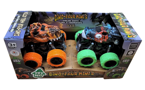 Dino Mini Friction Push N Go Truck