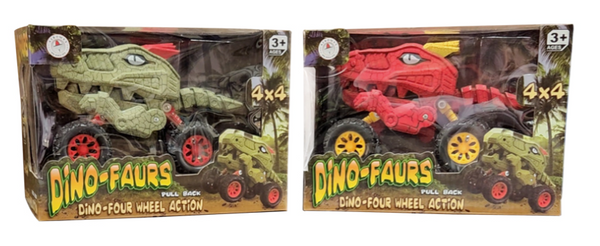 Dinosaur Truck P/B 4 Wheel