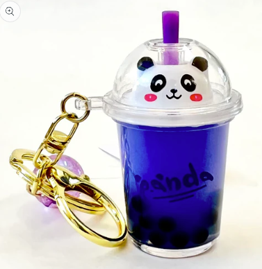 Panda Boba Tea Floaty Key Charm