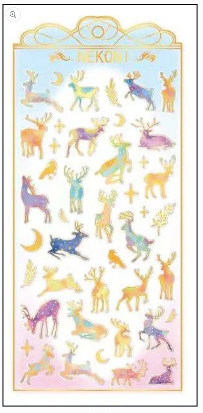 Deer Gel Stickers