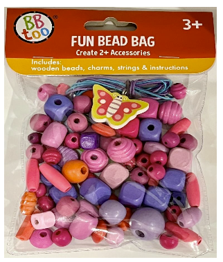 Bead Bags Pink & Purple