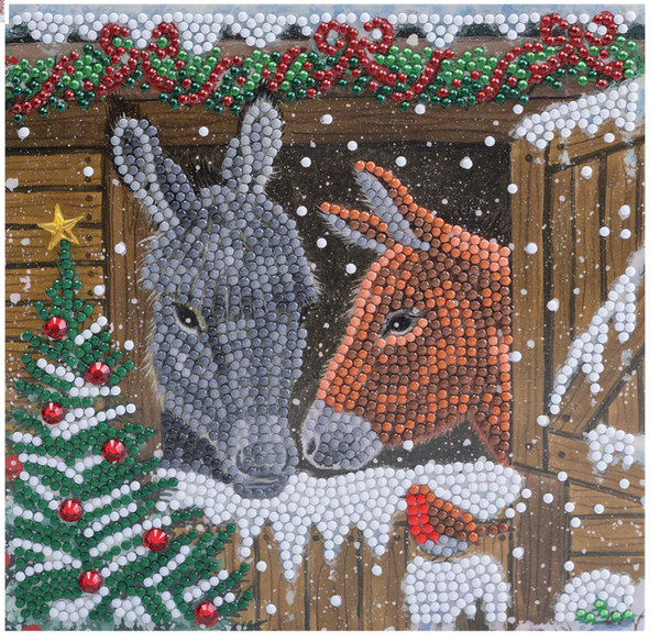 Card Kit: Winter Donkeys