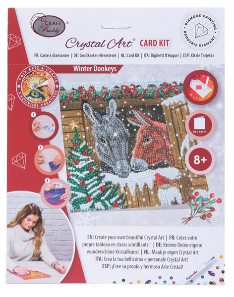 Card Kit: Winter Donkeys