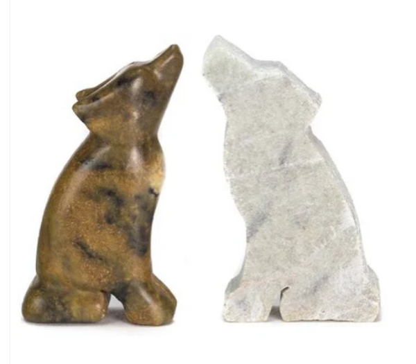 Soapstone Carving Wolf