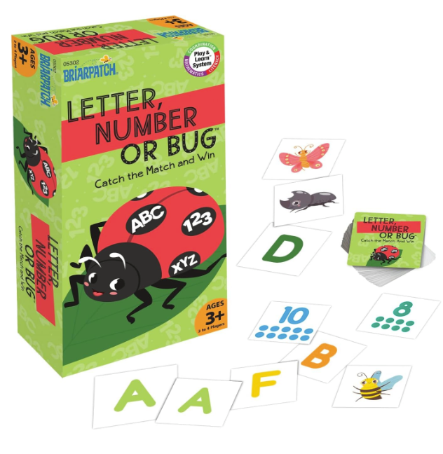 Letter, Number or Bug Game