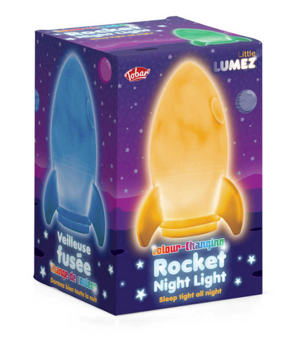 Colour Changing Rocket Night Light