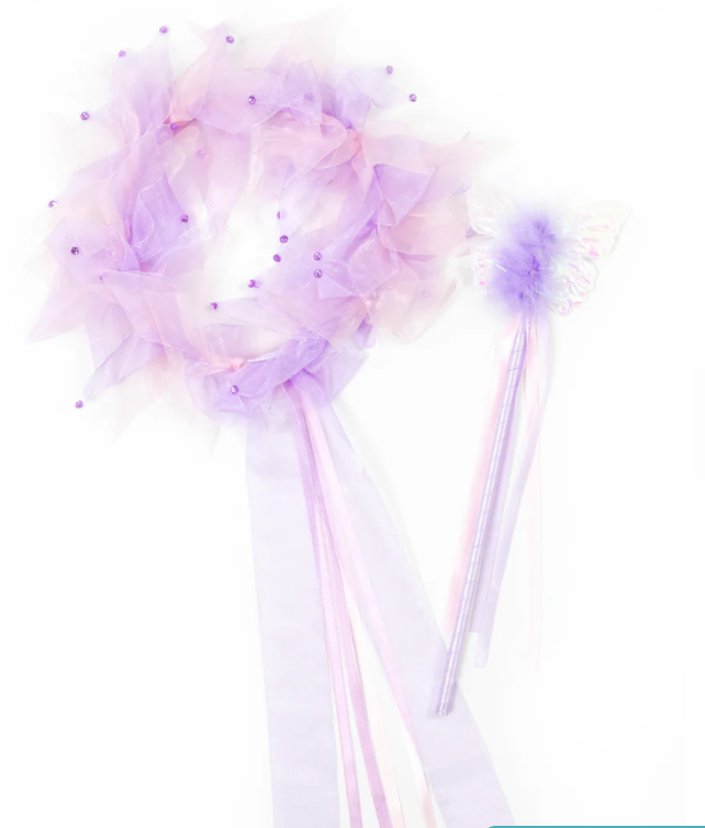 Lilac Fairy Halo & Wand
