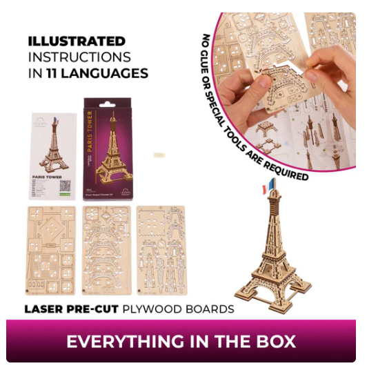 UGears Paris Tower